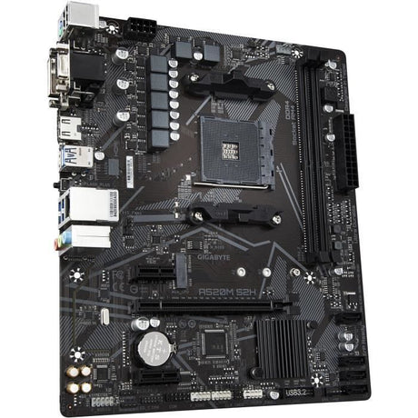 Carte mere - GIGABYTE - A520M S2H - Micro ATX - Socket AM4 - DDR4 jusqu'a 64 Go