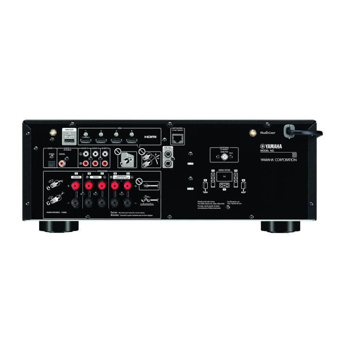 Ampli-tuner Home Cinéma YAMAHA RX-V4ABL - HDMI 2.1 - 5.2 - 4K/8K - Dolby Vision - MusicCast Multiroom