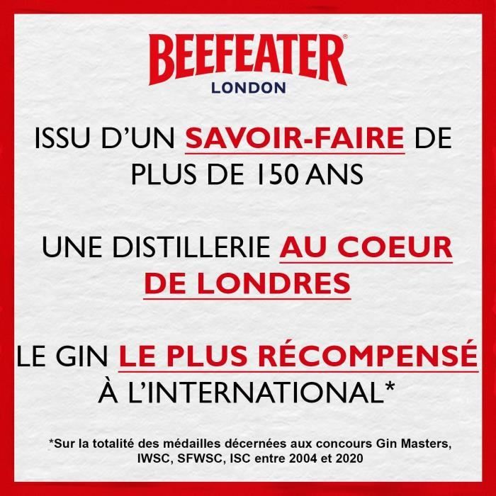 Beefeater - London Dry Gin - 40,0% Vol. - 70cl