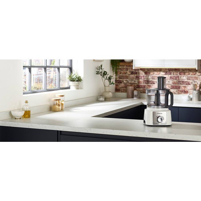 Robot multifonction - KENWOOD - MultiPro Express - 1000 W - 3 L - 2 vitesses - Blender 1,5 L - Blanc