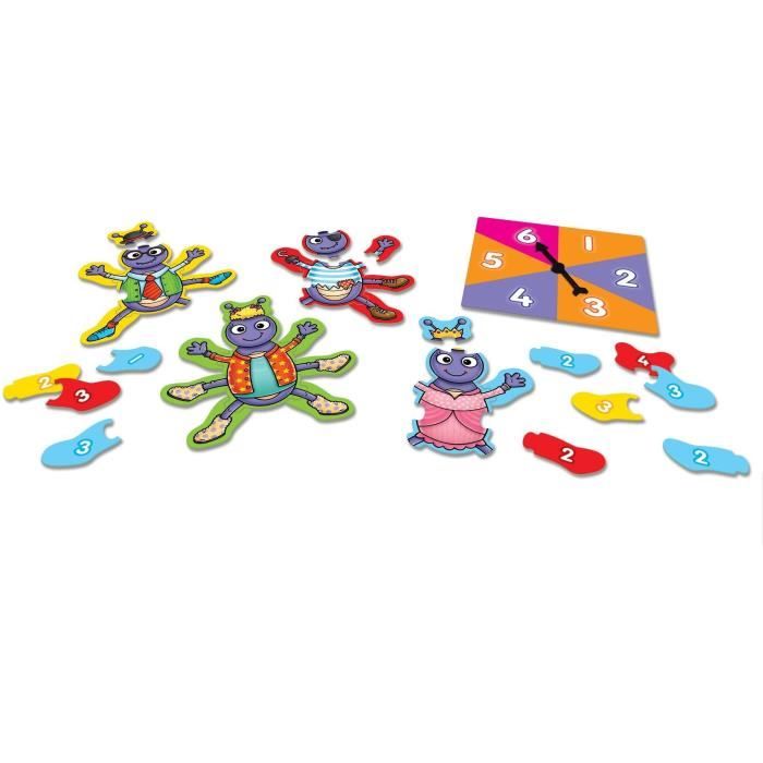 Jeu de société - ORCHARD - Build a Beetle - Jeu de voyage compact - 2 a 4 joueurs - a partir de 4 ans
