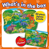 Puzzle Les dinosaures - ORCHARD - 50 pieces - DÈveloppe la coordination et les compÈtences observationnelles