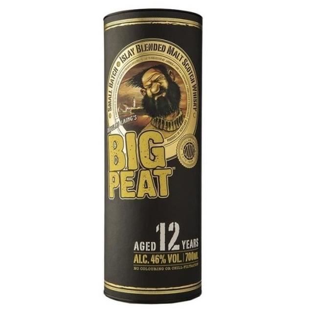 Big Peat - 12 ans - Islay Blended Malt Scotch Whisky - 46,0% Vol. - 70cl