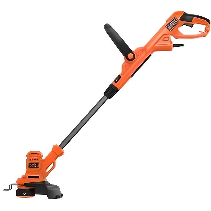 BLACK+DECKER 450W Corded Grass Trimmer BESTA525-QS 25 cm Electric Grass Trimmer with 2 Handles