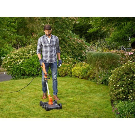 Coupe-bordures 3 en 1 électrique filaire - BLACK&DECKER - BESTA530CM-QS - 550W - 30cm - dresse-bordures + tonte