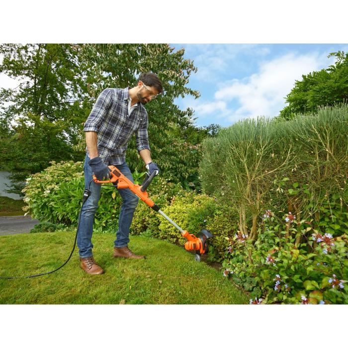 Coupe-bordures 3 en 1 électrique filaire - BLACK&DECKER - BESTA530CM-QS - 550W - 30cm - dresse-bordures + tonte