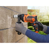 Perceuse a percussion - BLACK & DECKER - BEH850K - Electrique - 2 vitesses - 850W