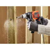 Perceuse a percussion - BLACK & DECKER - BEH850K - Electrique - 2 vitesses - 850W