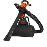Aspirateur souffleur broyeur filaire BLACK+DECKER - BEBLV300-QS - 3000 W - Sac 72L - Systeme bi-tube