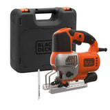 Scie sauteuse filaire - BLACK&DECKER - BES610K-QS - 650W - Profondeur de coupe 90mm - Avec mallette de transport