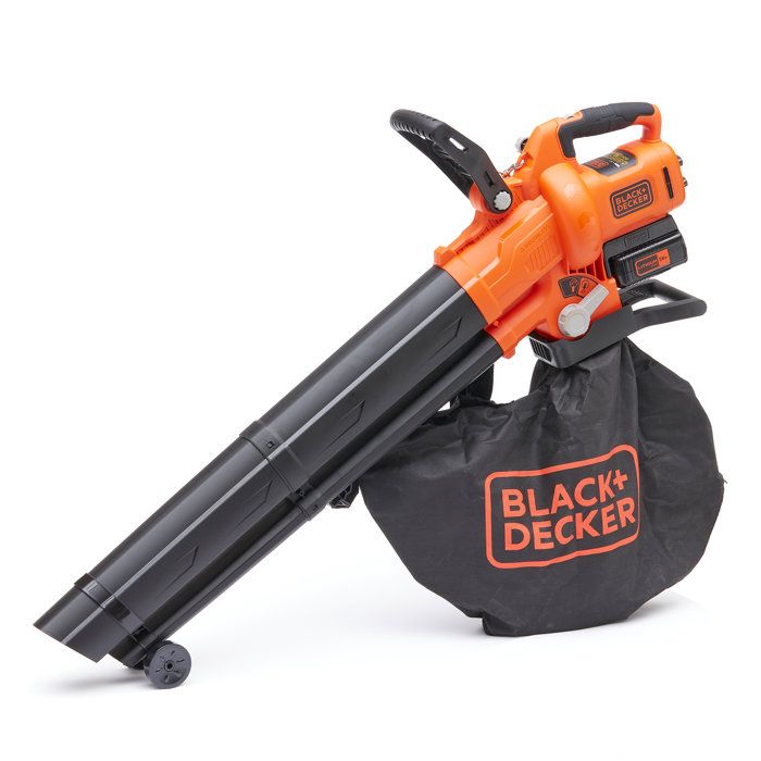 Aspirateur souffleur broyeur sans fil BLACK+DECKER - BCBLV3625L1-QW - 36V - Avec batterie 36 V - Sac 45L
