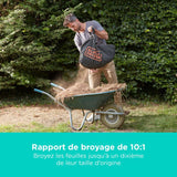 Aspirateur souffleur broyeur sans fil BLACK+DECKER - BCBLV3625L1-QW - 36V - Avec batterie 36 V - Sac 45L
