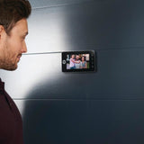 Judas Numérique Yale DDV5800 avec Sonnette Intégrée - Noir - Diametre 14mm - Angle de Vue 110°