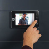 Judas Numérique Yale DDV5800 avec Sonnette Intégrée - Noir - Diametre 14mm - Angle de Vue 110°