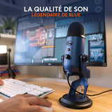 Microphone - Sans fil - LOGITECH G - Yeti - Compatible PC et MAC - Bleu