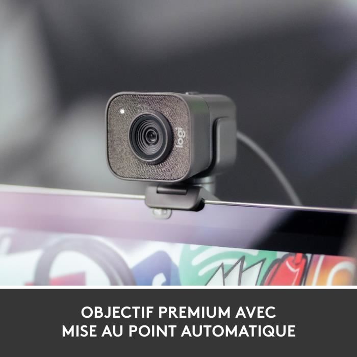 Webcam - Full HD 1080p - Logitech G - StreamCam - Pour streaming Twitch et Youtube - Graphite