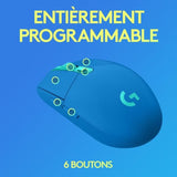 Souris gamer - Sans fil - Logitech G - G305 Lightspeed - Bleu
