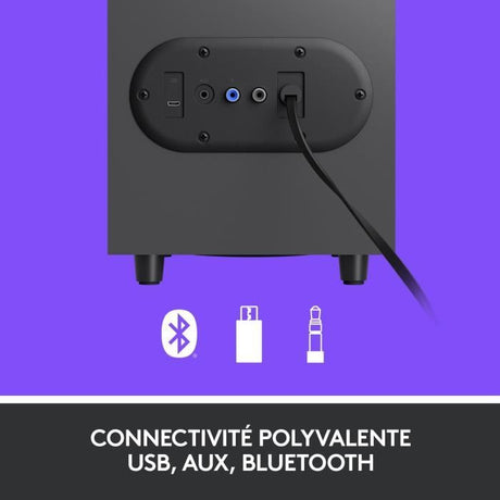 Enceinte PC - Sans fil - Logitech - Z407 - Noir