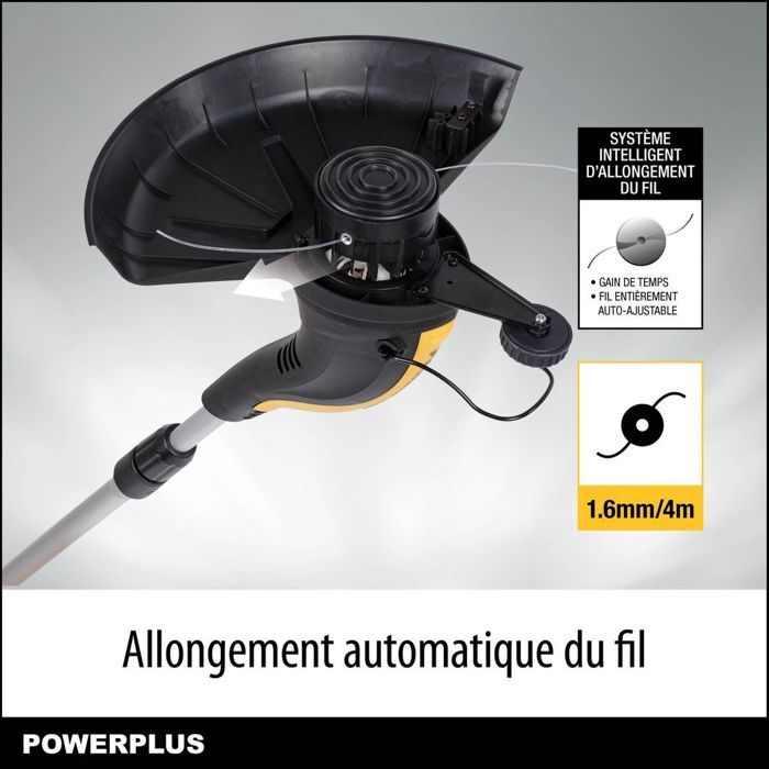 Powerplus Coupe-Bordure Électrique POWXG30033 - 500 W, 320 mm Ř, Jardinage Outillage, Coupe-Herbe & Coupe-Bordures pour votre