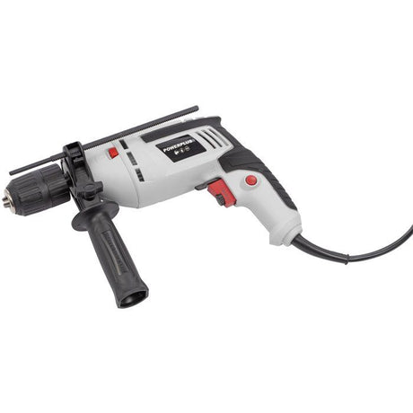 Perceuse a percussion - POWERPLUS - 600 W - 35 000 a 48 000 coups / min - Perce le bois / acier / béton