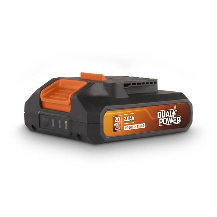 Powerplus Dual Power Batterie POWDP9021, 20V, Capacité de 2000mAh, Technologie de la batterie Li-on, Outils 20 V uniquement