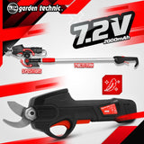 Sécateur rechargeable - ELEM - CS7.2VLIT-23 - 7.2V lithium avec perche télescopique
