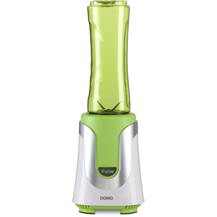 Blender individuel DOMO - DO436BL - 300W - 2 bols 600 ml et 300 ml inclus - vert
