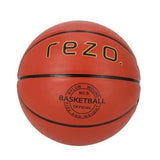 Ballon de basket - REZO - Caoutchouc - Taille 5 - Marron - Polyvalent