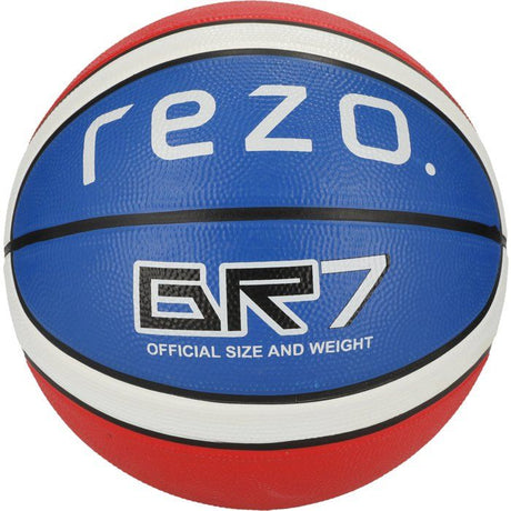 Ballon de Basketball en caoutchouc - Taille 7 - Bleu