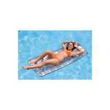 Matelas gonflable de piscine INTEX - 90620 - Appuie-tete intégré - Gris argent