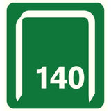 Agrafes en fil plat - RAPID - N°140/06mm - Pour isolation et bricolage - Boîte polypro 5000 - (40303088)