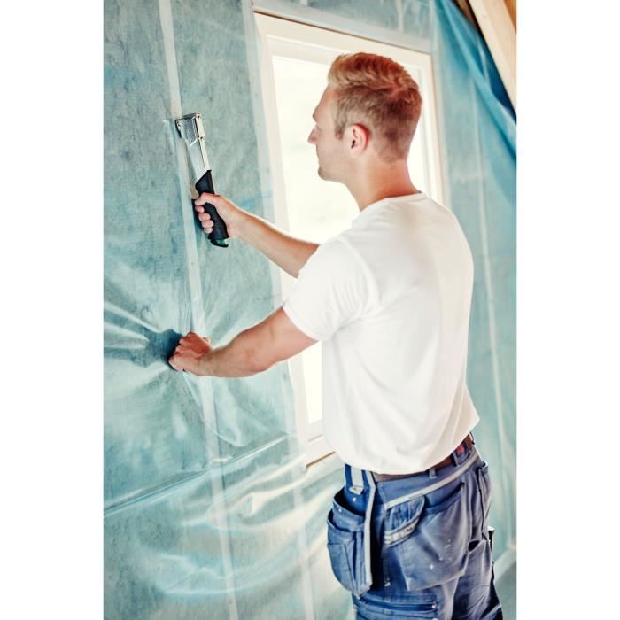 Agrafes en fil plat - RAPID - N°140/06mm - Pour isolation et bricolage - Boîte polypro 5000 - (40303088)