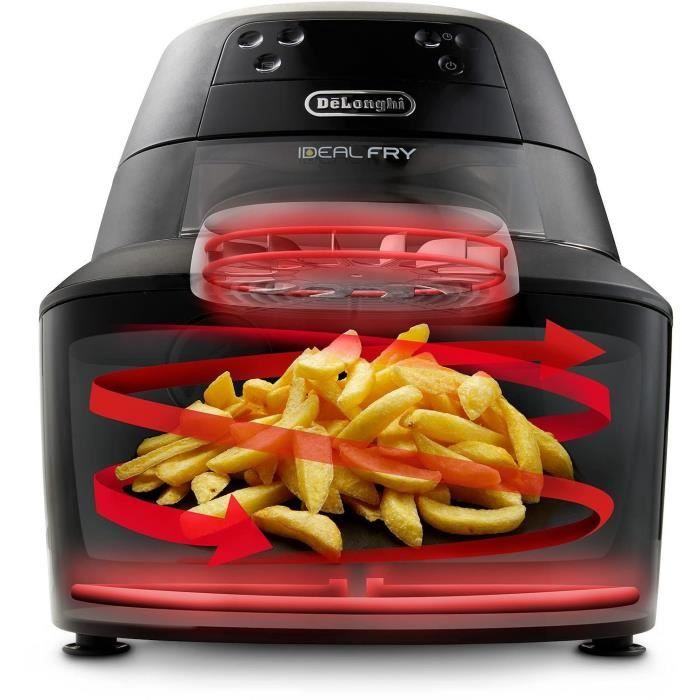 Friteuse Electrique sans huile Delonghi FH2184 - CapacitÈ : 1,25kg -  1400W - Cuve anti-adhÈrente