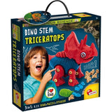Dino STEM - LISCIANI - I'm a Genius - Construis ton Triceratops - Puzzle et autocollants - STEM Èducatif