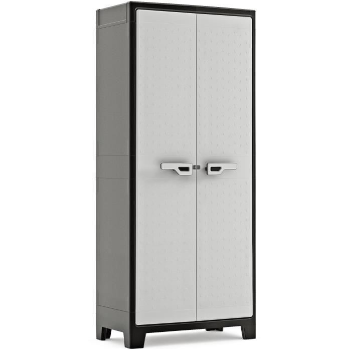 Armoire haute - KETER - TITAN - 44 x 80 x 182 cm - Gris