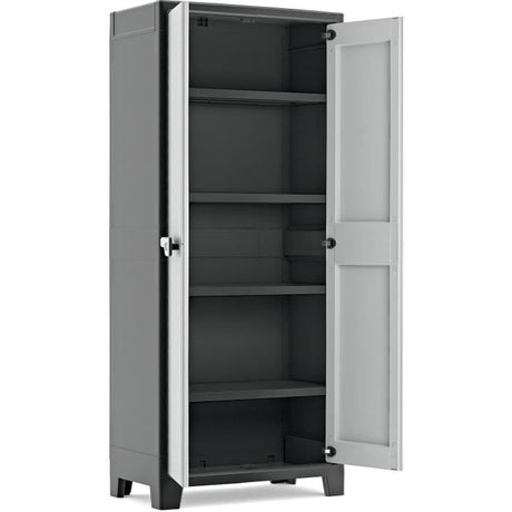 Armoire haute - KETER - TITAN - 44 x 80 x 182 cm - Gris
