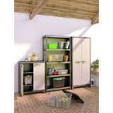 Armoire basse - KETER - TITAN - 44 x 80 x 100 cm - Gris