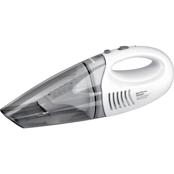Aspirateur a main - Sencor - SVC 190W - Autonomie 15 min - Aspiration eau et poussiere - Filtre lavable