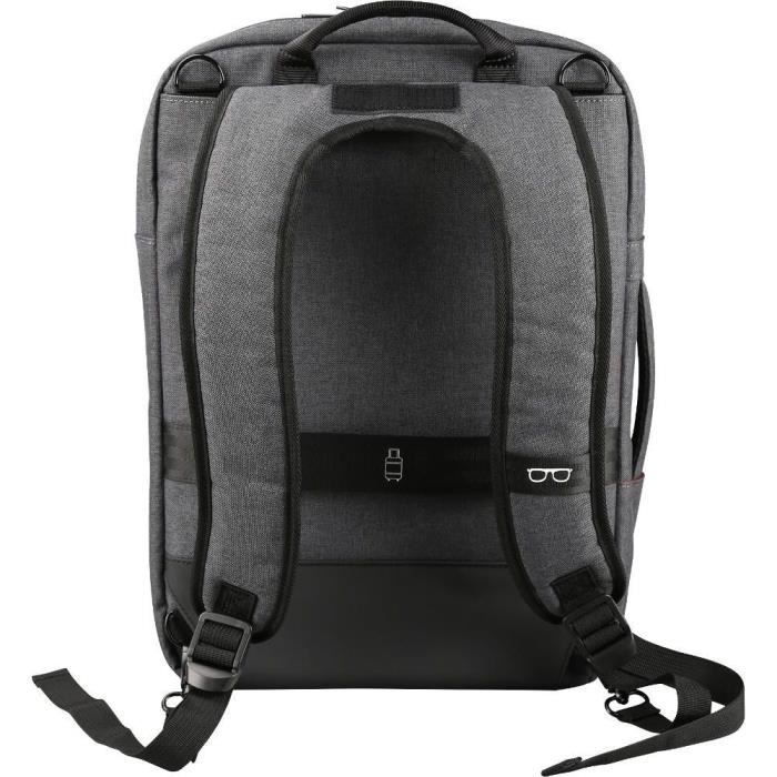 Sac a dos pour ordinateur portable 3 en 1 - TARMAC 15.6 - YENKEE - YBB 1522GY