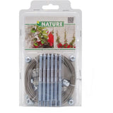 Treillis mÈtallique - NATURE - Kit de palissage pour plantes grimpantes - fil de fer galvanisÈ ÿ1,8 mm x 10 m