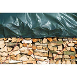 Bâche de protection pour tas bois ou autres usages - NATURE - 3 x 4 m - 90g/m² - Vert
