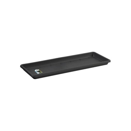 ELHO Soucoupe Barcelona Balconniere 50 - L16,7 x l45,5 x H3 cm - Anthracite - Plastique