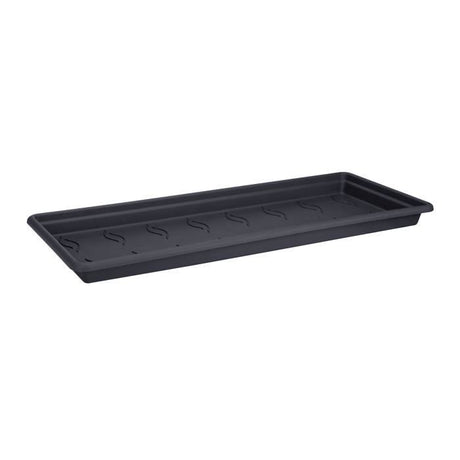 ELHO Soucoupe Jardiniere Green Basic XXL - L 32,9 x l72.2 x H 5.8 cm - Noir - Plastique