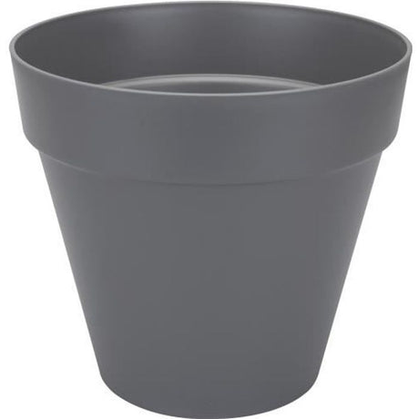ELHO Pot de fleurs rond Loft Urban - Ř 28.5 x H 26 cm - Gris anthracite