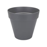 ELHO Pot de fleurs Rond Loft Urban - Ø 38,5 x H 35,3cm - Gris anthracite - Avec roues
