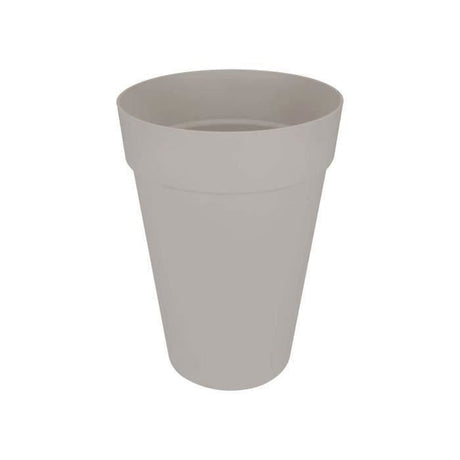 ELHO Pot de fleurs rond Loft Urban Haut 42 - Gris - Ř 42 x H 56 cm - Extérieur
