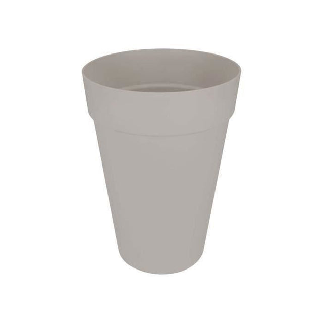 ELHO Pot de fleurs rond Loft Urban Haut 42 - Gris - Ř 42 x H 56 cm - Extérieur