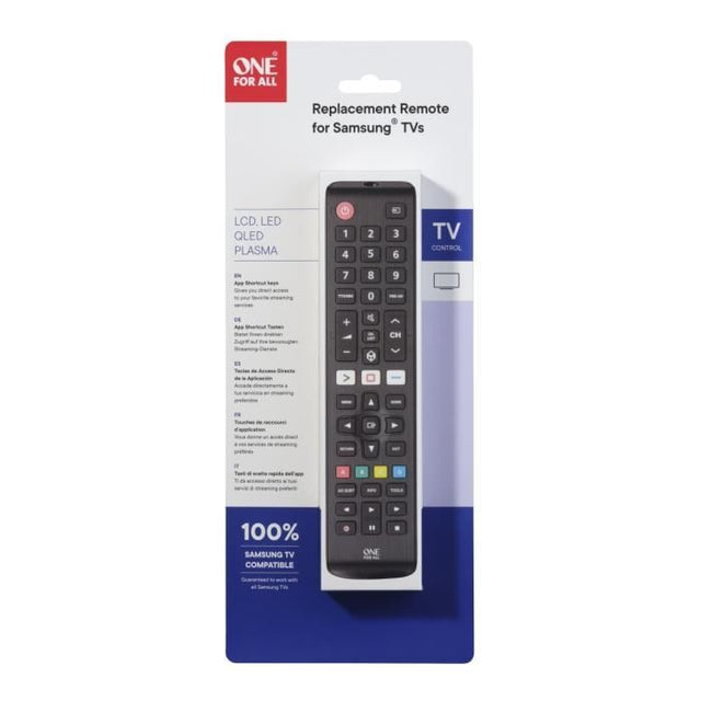 ONE FOR ALL URC4910 - Télécommande de remplacement pour TV Samsung