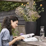 CAPI EUROPE Pot de fleurs URBAN MOOTH - 26x36 cm - Noir