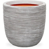 CAPI EUROPE Pot de fleurs NATURE RIB - 54x52 cm - 113 L - Ivoire